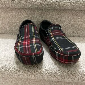 Vans Plaid Platform Shoes Size 6.5